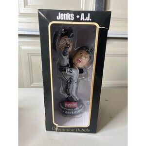 Bobby Jenks A.J. Pierzynski Chicago White Sox World Series Bobblehead SGA 4/5/26